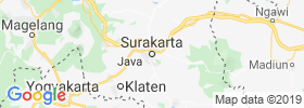 Surakarta map